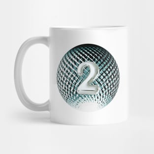 Number two - silver Mug